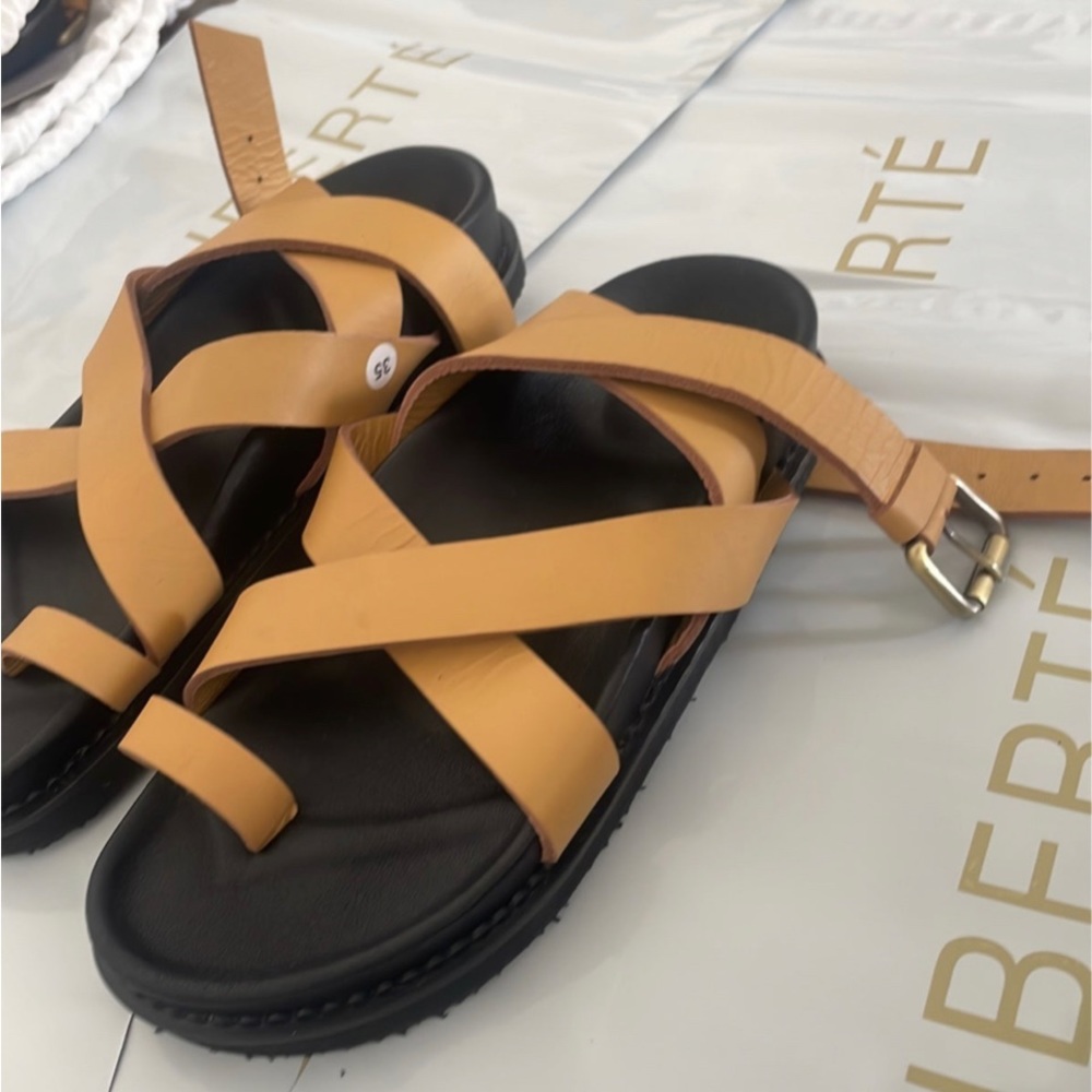 Liberte Leather Bronte Sandals - Picture 3 of 7